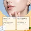 Ouhoe Exfoliante Labial de Cúrcuma y Limón Limpia Suavemente las Células Muertas de la Piel, Hidrata y Nutre la Piel Suave de los Labios