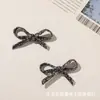 Estilo Coreano Retrô Tecido Floral Xadrez Laço DIY Versátil Clipe Lateral Acessórios de Cabelo Sapatos Chapéus Bolsas Acessórios de Vestuário
