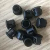 Tampão de buraco negro de 6 mm cabeça de plugue de plástico tampão de buraco de plástico tampa de tampão de buraco cabeça de plugue de fivela tampa de cabeça de plugue tampão de buraco de parafuso
