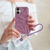 Diseño de Pliegues Tridimensionales de Gama Alta Adecuado para Apple 17 Pro Max, Funda para Teléfono Apple 18, iPhone 15/14/16 con Correa