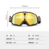 Novos óculos de proteção retrô off-road para motocicleta, corrida, mountain bike, capacete de areia à prova de vento, óculos de equitação, óculos de esqui