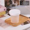 Caja de embalaje de hierba horneada, taza redonda de taro, taza de plástico desechable para pesca, leche, té, helado, mousse