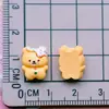Accesorios para el cabello de imitación de donut con forma de oso amarillo, horquilla, parche de pegamento en crema, taza de agua hecha a mano, accesorios de resina