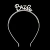 Faixa de Cabeça com Letras BRIDE Faixa de Cabeça com Letras BRIDE BRIDE Coroa de Letras Popular Transfronteiriça Exportação Venda Quente Acessórios de Noiva