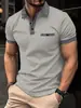 Camisa Polo Masculina de Manga Curta Europeia e Americana Transfronteiriça Verão Aliexpress Amazon Mais Vendido Polo com Combinação de Cores