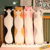 Almohada Larga Transfronteriza con Forma de Gato, Muñeco de Peluche Grande Lindo, Juguete Perezoso para Abrazar las Piernas al Dormir, Muñeco de Peluche