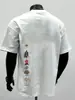 Nova camiseta casual masculina de manga curta, top de verão versátil para meninos, top da moda