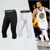 Pantalones Ajustados Capri Secado Rápido Shorts de Entrenamiento Fitness Deportivos Base Compresión Rodilleras Americanas para Hombre Correr Atar Tobillo 2024