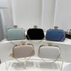 Diseño de Moda Estilo Hong Kong Carcasa Dura Versátil Bolso de Noche Moda Femenina Bolso Cruzado al Hombro en Forma de Lingote