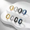 Anillos Populares Europeos y Americanos para Parejas de Amazon, Anillos Giratorios de Acero de Titanio para Aliviar el Estrés, Venta al por Mayor de Fábrica de Joyería