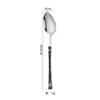Juego de Cuchillo para Bistec, Tenedor y Cuchara Delgado con Mango de Clip de Acero Inoxidable para Exportación, Juego de Cinco Piezas para Restaurante Occidental Amazon Steak, Transfronterizo
