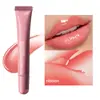 Bálsamo Labial Líquido Transfronteiriço com Rótulo de Cristal, Gloss Labial para Cuidado Labial Feminino, Óleo Labial Hidratante e Volumizador, Brilho Labial Colorido de Longa Duração
