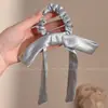 Diadema de Pelo Plisada con Volantes de Alta Gama Estilo Coreano 2026 Nueva Cuerda para Moño y Cola de Caballo para Mujer