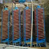 Chute Helicoidal de Fibra de Vidrio de Alta Tasa de Recuperación, Máquina Separadora de Minerales de Oro y Tungsteno, Estructura Multicapa Resistente al Desgaste y a la Corrosión