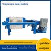 Yihua placa quadro filtro prensa lodo lodo pequeno equipamento de tratamento de lama automática separador sólido-líquido