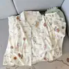 Pijama KT Cat Directo de Fábrica para Mujer Primavera Otoño Algodón Nube Manga Larga 2026 Nuevo Súper Caliente Lindo Conjunto de Ropa para el Hogar