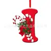 Adornos Nuevos Creativos de Letras Inglesas Transfronterizos Acrílico Plano Decoración para Árbol de Navidad Fiesta en Casa Regalo