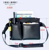Bar KTV 4S Camarero Riñonera Multifuncional de Cuero Guardia de Seguridad Almacenamiento para Teléfono Móvil Walkie-Talkie Bolso de Herramientas de Moda