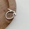 Toc Toc Acumule Mérito Anel Peixe de Madeira para Mulheres Moda Personalidade Criativa Celebridade da Internet Anel Aberto Design de Nicho Anel do Dedo Indicador Tendência