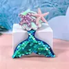 Cauda de Sereia Lantejoula Multicor Grampo de Cabelo DIY Estrela do Mar Concha Princesa Acessórios de Cabelo Infantil Enfeite de Cabelo Acessórios Materiais em Estoque