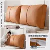 Almofada Macia 3D para Encosto de Cama, Sofá, Encosto Grande, Removível e Lavável, Almofada para Cabeceira de Cama Tatami