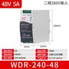 Fonte de Alimentação Chaveada Montada em Trilho 380 para 12V/24V Wdr-75W120W150W240W CC 10A Transformador CC