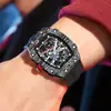 Reloj Popular Transfronterizo, Correa de Nailon Ultra Delgada en Forma de Barril, Reloj de Hombre de Moda, Reloj de Cuarzo, Reloj de Hombre Nuevo