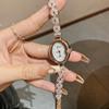 Timini dinimi77422 Reloj Pulsera para Mujer Ovalado Esfera de Fritillaria Alto Valor de Color Reloj para Mujer Reloj de Esfera Pequeña