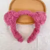 Linda Nueva Diadema de Dibujos Animados para Mujer, Diadema de Felpa para Lavarse la Cara y Aplicarse Mascarilla Facial, Accesorio para el Cabello Antideslizante