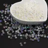 Cuentas Elásticas de 4 mm Cuentas de Bola de Cristal Cuentas Redondas de Cristal de 96 Caras Cuentas Sueltas Accesorios para Manualidades Hechas a Mano Material