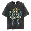 Transfronteriza Lavable230g Camiseta Lavable de Anime Estampado Retro Múltiples Patrones Venta Directa de Fábrica