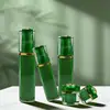 Botella cuadrada 120ml empaque acrílico material de empaque para cuidado de la piel set de alta gama botella para crema facial botella para loción botella para sérum mascarilla facial
