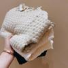 Ropa para Niños al por Mayor Camiseta Base para Niñas 2026 Otoño e Invierno Estilo Coreano para Niños Moda Espesor Aumentado con Volantes Forro Polar Cálido