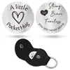 Moneda de Decisión Popular Transfronteriza Amantes de las Monedas Moda Personalizada Joyería de Acero Inoxidable para Hombres y Mujeres Regalos con Grabado de Acero Inoxidable
