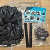 Cesta de Bicicleta para Mascotas de Liberación Rápida Cesta Delantera Cesta para Bicicleta de Montaña Aleación de Aluminio Plegable Espesada Cesta de Lona Cesta
