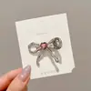 Presilhas de cabelo de alta qualidade, estilo coreano, nicho, para mulheres, doces e de luxo leve, estilosas e versáteis, presilhas laterais sem costura para franja