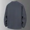 Jaqueta cardigã de malha masculina solta de alta qualidade para comércio exterior transfronteiriço, suéter casual versátil de outono estilo pai