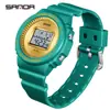 Reloj de Vestir DIY Sanda para Hombres y Mujeres, Temporizador de Cuenta Regresiva Multifuncional, Modo de Sueño, Reloj Electrónico Luminoso, Reloj Deportivo Impermeable para Estudiantes