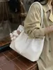 Bolsa Feminina de Grande Capacidade, Bolsa Tote de Alta Qualidade para o Dia a Dia, Bolsa Saco Elegante Casual Simples, Bolsa de Ombro Versátil
