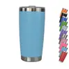 Taza de Coche de 20 oz Acero Inoxidable de Doble Capa Boca Ancha Vacío Taza de Cerveza Aislamiento Térmico Oficina