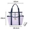 Bolsa de Almacenamiento para Ropa Bolsa de Playa Bolsa de Almacenamiento de Gran Capacidad para Viajes Bolsa de Hombro para Guardar Traje de Baño Bolsa Plegable de Malla Bolsa para Nadar