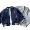 Chaqueta Infantil 2025 Primavera Nueva Niños y Niñas Oso de Dibujos Animados Japoneses Chaqueta de Béisbol Bebé Marca de Moda Camisa con Cremallera