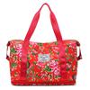 Bolsa de viaje de moda nacional flor grande del noreste para viajes cortos, simple, para viajes de negocios, bolsa de hombro, bolsa de almacenamiento para natación, fitness, deportes, expandible