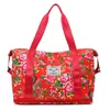 Bolsa de Viaje Floral Tendencia Nacional Noreste, Bolso de Hombro Simple para Viajes Cortos de Negocios, Bolsa de Almacenamiento Deportiva para Natación y Fitness, Expandible