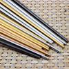 Palillos de Acero Inoxidable 304 para Uso en Casa, Alto Valor Estético, Coloridos, Duraderos, Esterilizables, Electrochapados, Venta al por Mayor, Estilo Minimalista