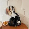 2026 Nuevo Estilo Bolso de Hombro Sencillo con Cordón de Estrella de Cinco Puntas para Mujer, Bolso Cruzado Versátil Estilo Coreano de Lujo Ligero con un Toque de Alta Gama, Bolso de Axila