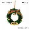 Decoração de Natal Ornamento de Carro Sino Ornamento de Árvore de Natal Atmosfera Pingente de Vitrine Mini Guirlanda de Natal