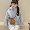 Bolsa Infantil Novo Estilo Bolsa Concha de Urso Portátil para Menina Linda Bolsa de Princesa Bolsa Transversal Feminina que Combina com Tudo
