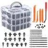 Juego de 620 Clips Universales para Coche en Caja, Tornillo de Expansión para Guardabarros, Arco de Rueda, Maletero, Parachoques