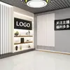 Fundo de Parede Magnético Ecológico para Sala de Live Streaming de Roupas Tecido Decorativo de Parede 3D de Alta Qualidade Popular para Influenciadores